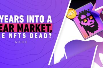A Meme depiction of Cryptopunk NFT characters pointing to the title implying the the "Are NFTs Dead in 2024" question