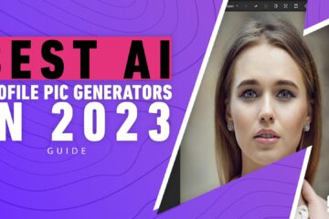 a poster for an AI Profile Picture generator guide