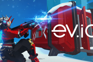 official poster for EV.IO game on Solana