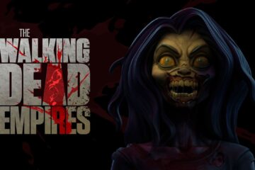 A picture of Gala Games The Walking Dead Empires Poster, with a Zombie avatar in the poster
