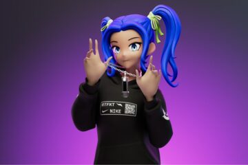 picture of an RTFKT avatar holding a Ledger collab vial