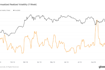 Bitcoin’s realized volatility in August reaches highest level in over a year