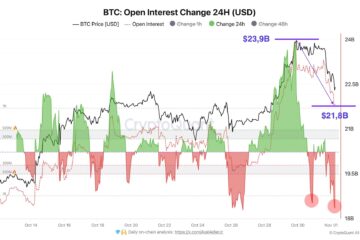 Bitcoin leverage flush out