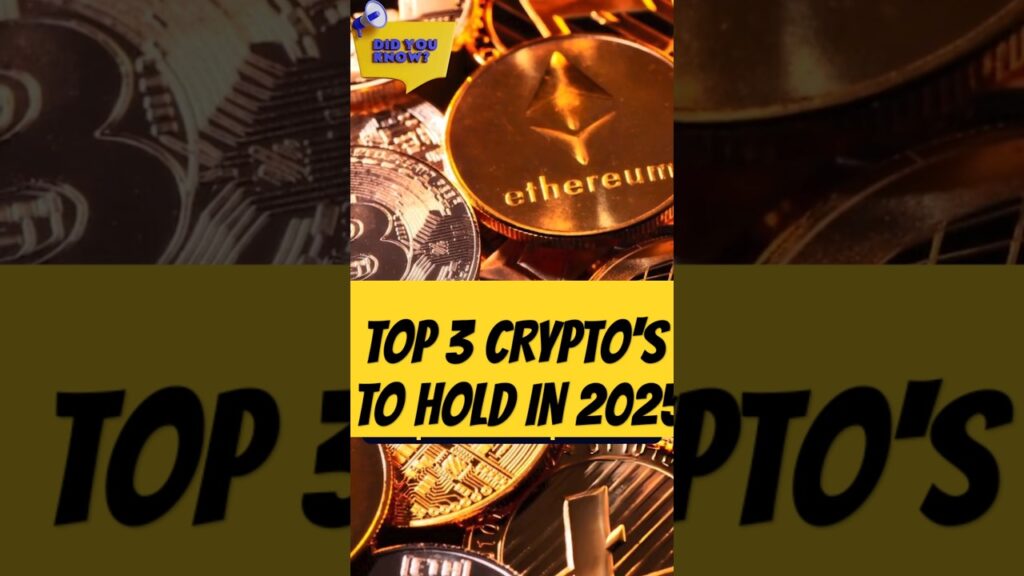 Top 3 crypto's to hold until 2025 #crypto #xrp #cardano #cryptocurrency